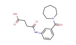4-[3-(1-azepanylcarbonyl)anilino]-4-oxobutanoic acid
