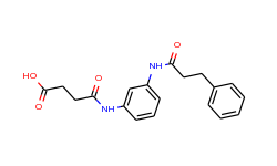 4-oxo-4-{3-[(3-phenylpropanoyl)amino]-anilino}butanoic acid