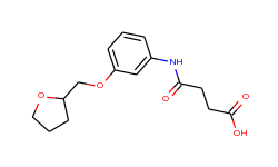 4-oxo-4-[3-(tetrahydro-2-furanylmethoxy)anilino]-butanoic acid
