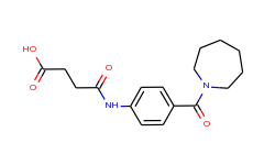 4-[4-(1-azepanylcarbonyl)anilino]-4-oxobutanoic acid