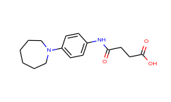 4-[(4-azepan-1-ylphenyl)amino]-4-oxobutanoic acid