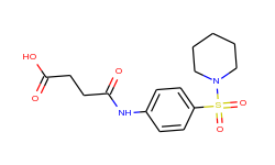 n-[4-(piperidine-1-sulfonyl)-phenyl]-succinamic acid