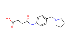 n-(4-pyrrolidin-1-ylmethyl-phenyl)-succinamic acid