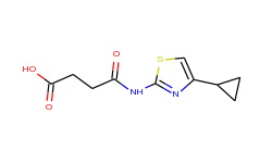 n-(4-cyclopropyl-thiazol-2-yl)succinamic acid