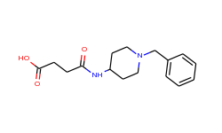 4-[(1-benzyl-4-piperidinyl)amino]-4-oxobutanoic acid