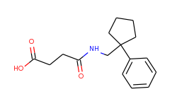4-oxo-4-{[(1-phenylcyclopentyl)methyl]amino}-butanoic acid