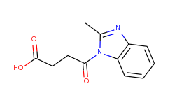 4-(2-methyl-benzoimidazol-1-yl)-4-oxo-butyric acid
