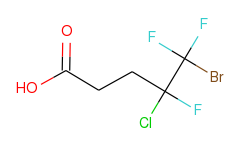 5-bromo-4-chloro-4,5,5-trifluoropentanoic acid