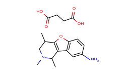 1,2,4-trimethyl-1,2,3,4-tetrahydro-benzo[4,5] furo[3,2-c]pyridin-8-ylamine succinate