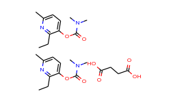 2-ethyl-6-methyl-3-pyridinyl dimethylcarbamate succinate (2:1)