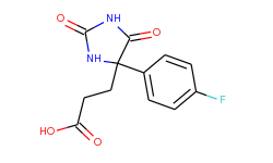 3-[4-(4-fluoro-phenyl)-2,5-dioxo-imidazolidin-4-yl]-propionic acid