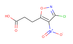 3-(3-chloro-4-nitroisoxazol-5-yl)propanoic acid