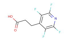 2,3,5,6-tetrafluoropyridine-4-propionic acid
