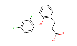 3-[2-(2,4-dichlorophenoxy)phenyl]propanoic acid