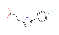 3-[5-(4-fluoro-phenyl)-1h-pyrrol-2-yl]-propionic acid