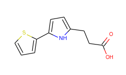 3-(5-thiophen-2-yl-1h-pyrrol-2-yl)-propionic acid