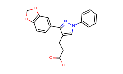 3-[3-(1,3-benzodioxol-5-yl)-1-phenyl-1h-pyrazol-4-yl]propanoic acid