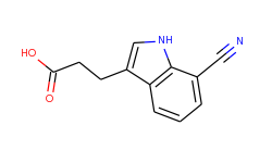 3-(7-cyano-1h-indol-3-yl)propanoic acid