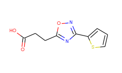 3-(3-thiophen-2-yl-[1,2,4]oxadiazol-5-yl)-propionic acid