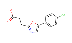 3-[5-(4-chloro-phenyl)-oxazol-2-yl]-propionic acid