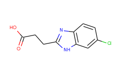 3-(6-chloro-1h-benzoimidazol-2-yl)-propionic acid