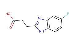 3-(5-fluoro-1h-benzoimidazol-2-yl)-propionic acid