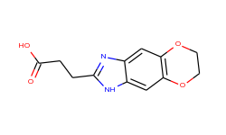 3-(6,7-dihydro-1h-5,8-dioxa-1,3-diaza-cyclopenta[b]naphthalen-2-yl)-propionic acid