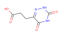 3-(3,5-dioxo-2,3,4,5-tetrahydro-[1,2,4]triazin-6-yl)-propionic acid
