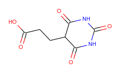 3-(2,4,6-trioxo-hexahydro-pyrimidin-5-yl)-propionic acid