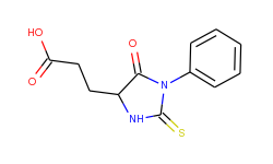 4-Imidazolidinepropanoic acid, 5-oxo-1-phenyl-2-thioxo-