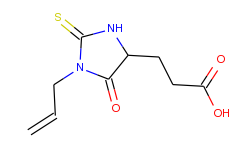 3-(1-allyl-5-oxo-2-thioxo-imidazolidin-4-yl)-propionic acid