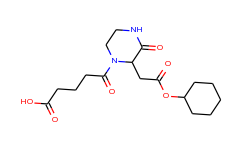 5-{2-[2-(cyclohexyloxy)-2-oxoethyl]-3-oxo-1-piperazinyl}-5-oxopentanoic acid
