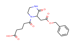 5-{2-[2-(benzyloxy)-2-oxoethyl]-3-oxo-1-piperazinyl}-5-oxopentanoic acid