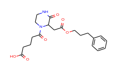 5-oxo-5-{3-oxo-2-[2-oxo-2-(3-phenylpropoxy)ethyl]-1-piperazinyl}pentanoic acid