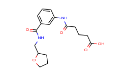 5-oxo-5-(3-{[(tetrahydro-2-furanylmethyl)amino]-carbonyl}anilino)pentanoic acid