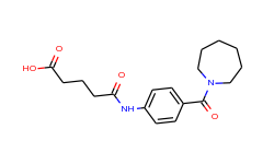 5-[4-(1-azepanylcarbonyl)anilino]-5-oxopentanoic acid