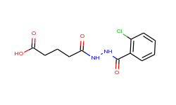 5-[n-(2-chloro-benzoyl)-hydrazino]-5-oxo-pentanoic acid