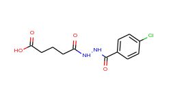 5-[2-(4-chlorobenzoyl)hydrazino]-5-oxopentanoic acid