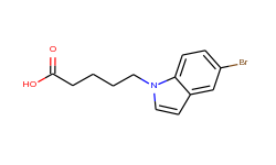5-(5-bromo-1h-indol-1-yl)pentanoic acid