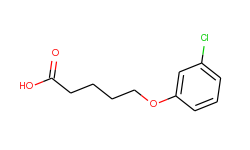 pentanoic acid, 5-(3-chlorophenoxy)-