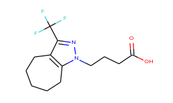 4-[3-(trifluoromethyl)-5,6,7,8-tetrahydro-cyclohepta[c]pyrazol-1(4h)-yl]butanoic acid