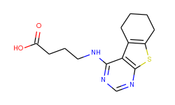 4-(5,6,7,8-tetrahydro-benzo[4,5]thieno[2,3-d]-pyrimidin-4-ylamino)-butyric acid