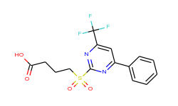 4-{[4-phenyl-6-(trifluoromethyl)pyrimidin-2-yl]-sulfonyl}butanoic acid