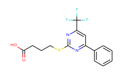 4-{[4-phenyl-6-(trifluoromethyl)pyrimidin-2-yl]-thio}butanoic acid