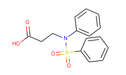 3-(benzenesulfonyl-phenyl-amino)-propionic acid