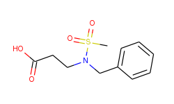 3-(Benzyl-methanesulfonyl-amino)-propionic acid