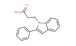 3-(2-phenyl-indol-1-yl)-propionic acid