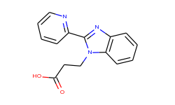 3-(2-pyridin-2-yl-benzoimidazol-1-yl)-propionic acid