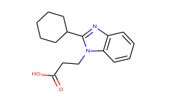 3-(2-cyclohexyl-benzoimidazol-1-yl)-propionic acid