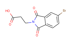 3-(5-bromo-1,3-dioxo-1,3-dihydro-2h-isoindol-2-yl) propanoic acid